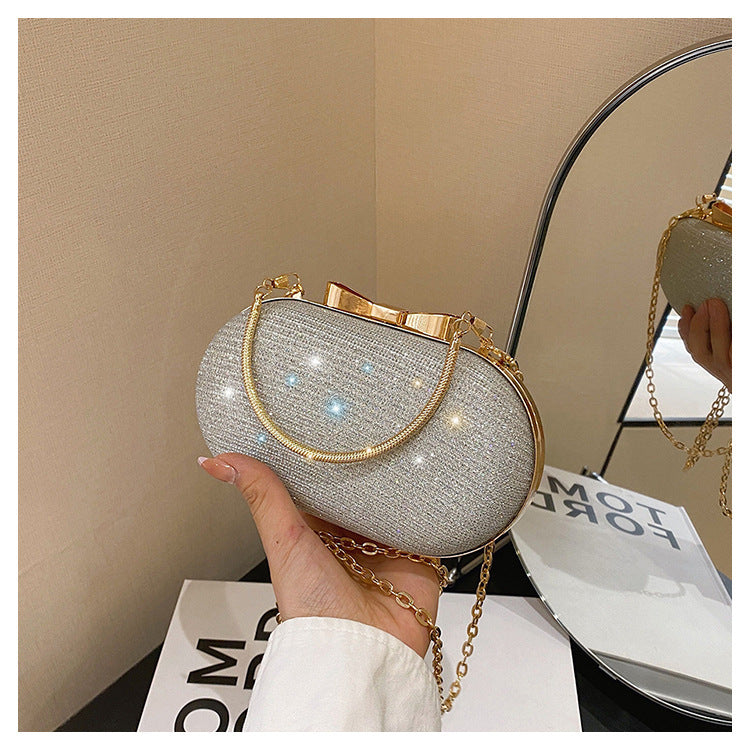 Wholesale Chain Shiny Banquet Crossbody Bag Handbag